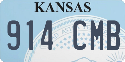 KS license plate 914CMB