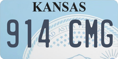 KS license plate 914CMG