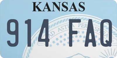 KS license plate 914FAQ