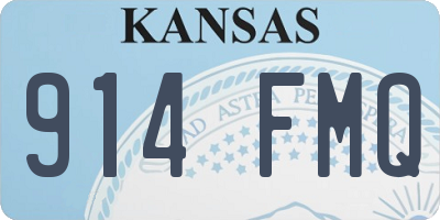KS license plate 914FMQ
