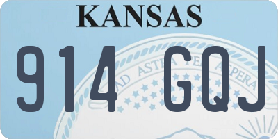 KS license plate 914GQJ