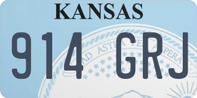KS license plate 914GRJ
