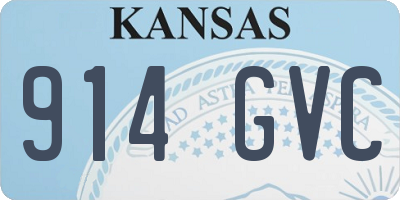 KS license plate 914GVC