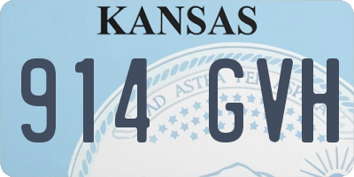 KS license plate 914GVH
