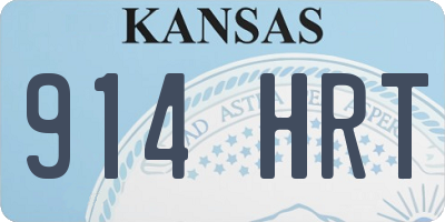 KS license plate 914HRT
