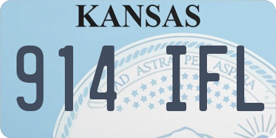 KS license plate 914IFL
