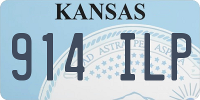 KS license plate 914ILP