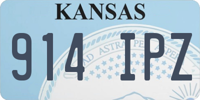 KS license plate 914IPZ