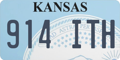 KS license plate 914ITH