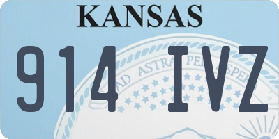 KS license plate 914IVZ