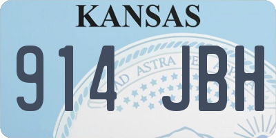 KS license plate 914JBH