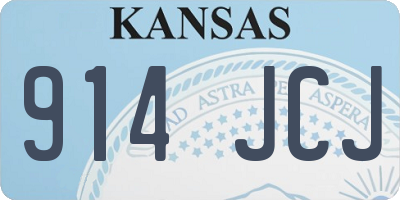 KS license plate 914JCJ