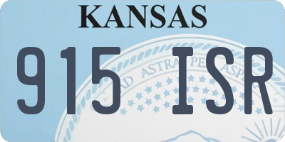 KS license plate 915ISR