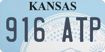 KS license plate 916ATP