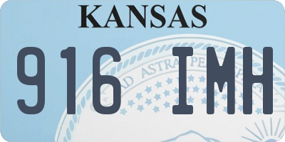 KS license plate 916IMH