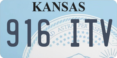 KS license plate 916ITV