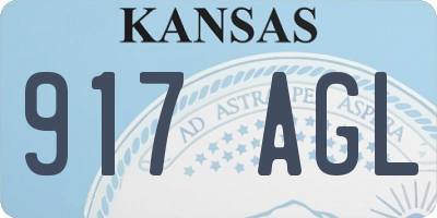 KS license plate 917AGL