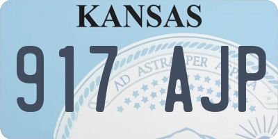 KS license plate 917AJP