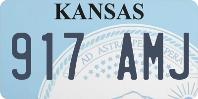 KS license plate 917AMJ