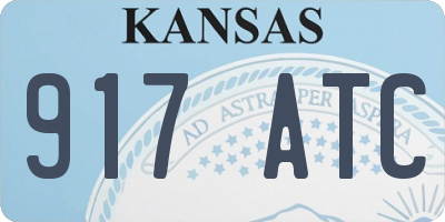 KS license plate 917ATC