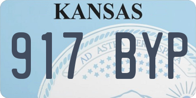 KS license plate 917BYP