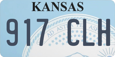 KS license plate 917CLH