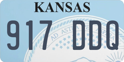 KS license plate 917DDQ