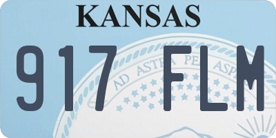 KS license plate 917FLM