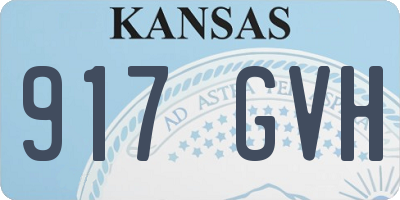 KS license plate 917GVH