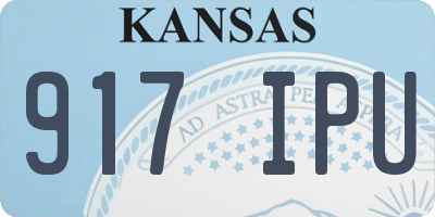 KS license plate 917IPU