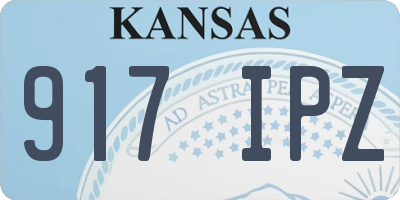 KS license plate 917IPZ