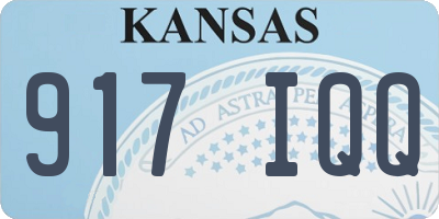 KS license plate 917IQQ