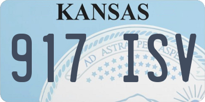 KS license plate 917ISV