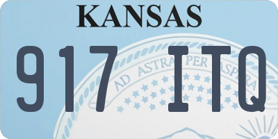 KS license plate 917ITQ