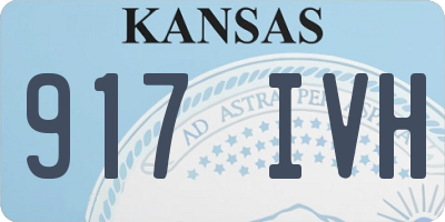 KS license plate 917IVH