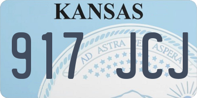 KS license plate 917JCJ