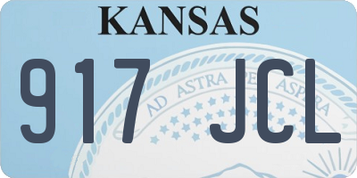 KS license plate 917JCL