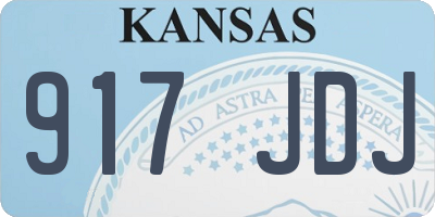 KS license plate 917JDJ