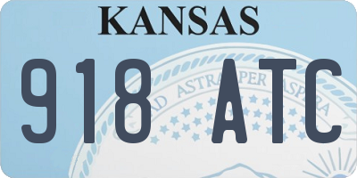 KS license plate 918ATC
