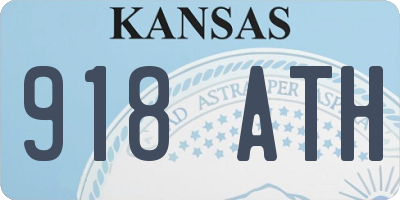 KS license plate 918ATH