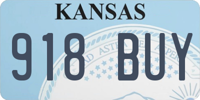KS license plate 918BUY