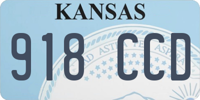 KS license plate 918CCD