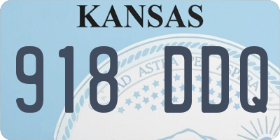 KS license plate 918DDQ