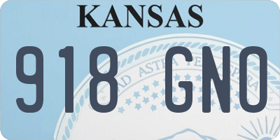 KS license plate 918GNO
