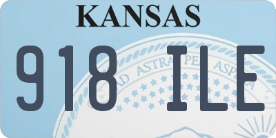 KS license plate 918ILE