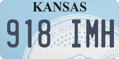 KS license plate 918IMH