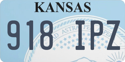 KS license plate 918IPZ