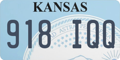 KS license plate 918IQQ