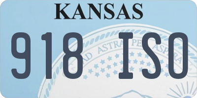 KS license plate 918ISO