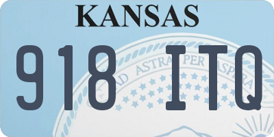 KS license plate 918ITQ